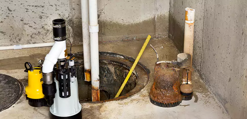 Installing Sump Pump in Finished Basement in Floral Park, NY